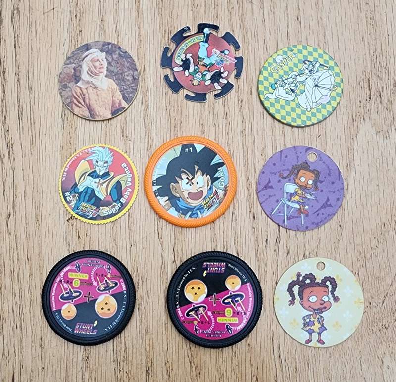 Tazos - Dragonball Z - YuGiOh - Pokemon