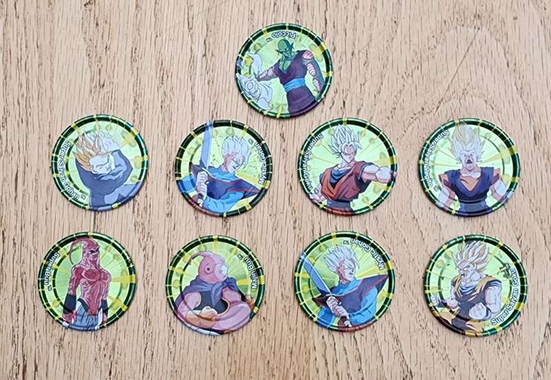 Tazos - Dragonball Z - YuGiOh - Pokemon