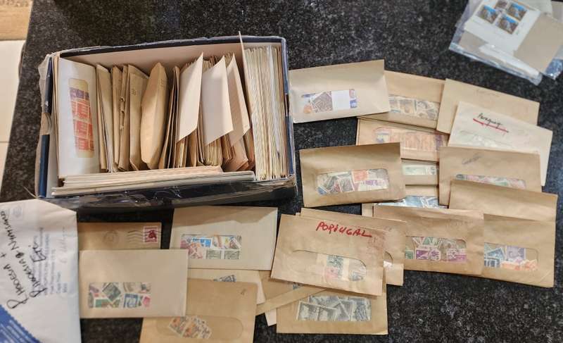 Bulk stamp collection