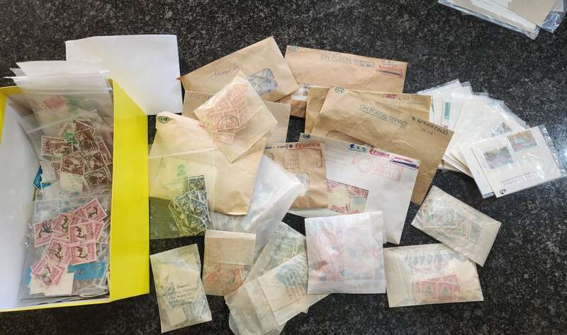 Bulk stamp collection