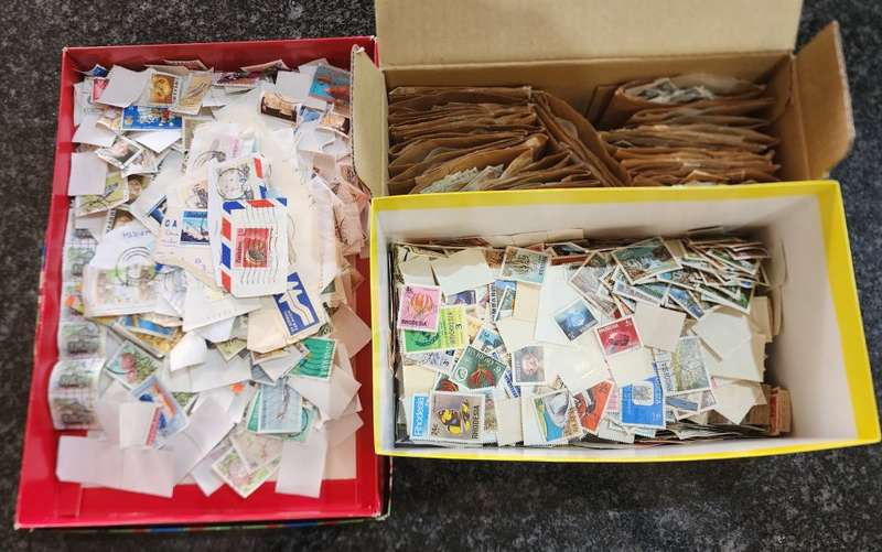 Bulk stamp collection