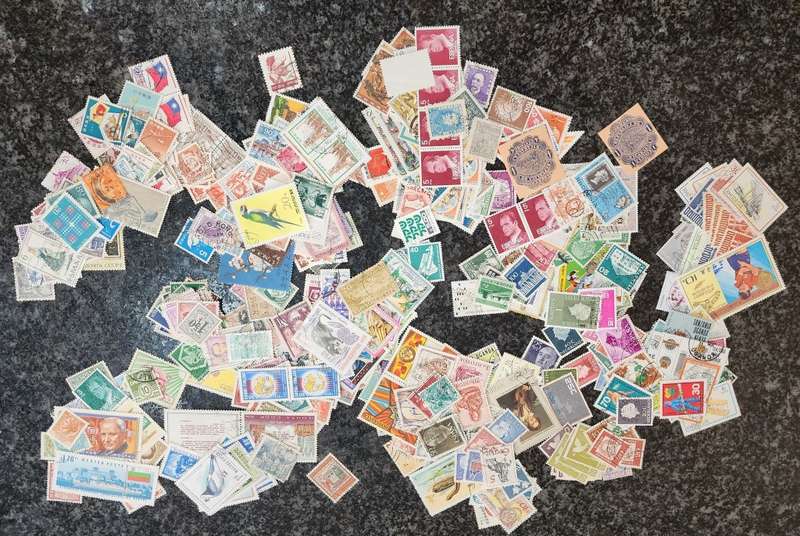 Bulk stamp collection