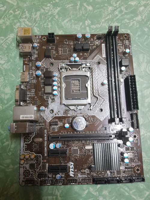 MSI H110M PRO-VH PLUS Motherboard please read