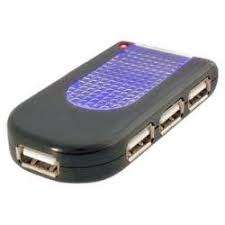 BELKIN USB 2.0 LIGHTED TRAVEL HUB