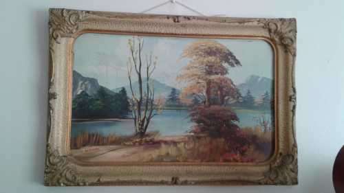 Oil Painting by W Colder.