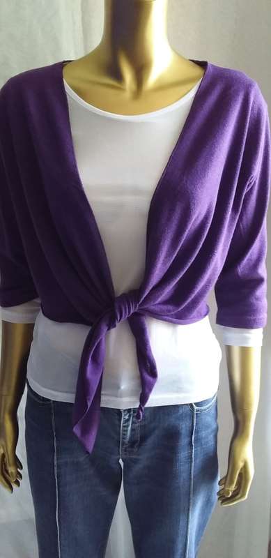 Ladies Purple Cardigan Size Small, medium, large
