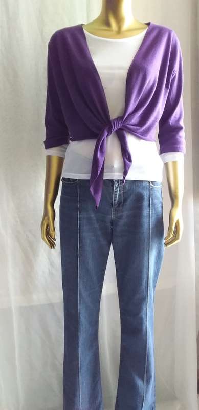 Ladies Purple Cardigan Size Small, medium, large