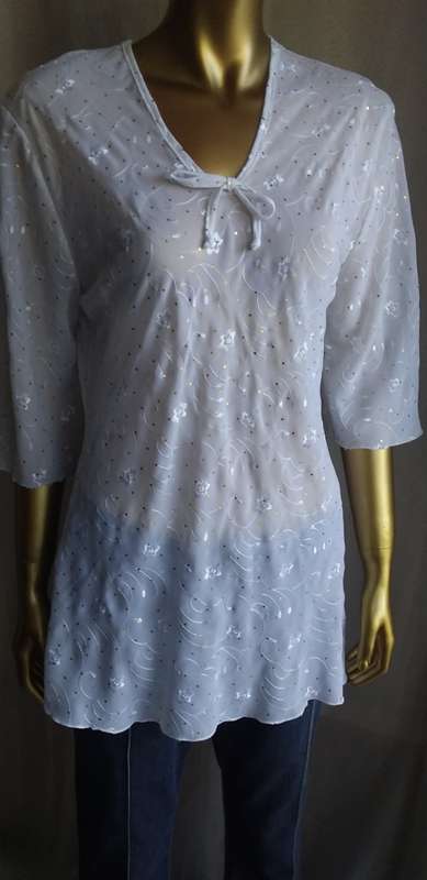 White Ladies Shirt Medium
