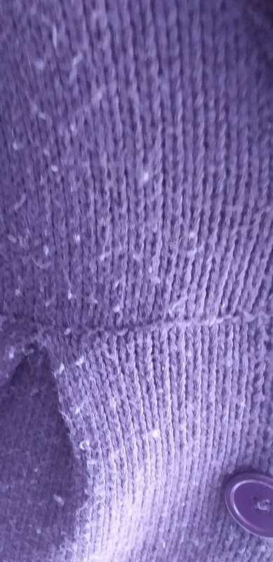 Purple Jersey with Scarf Large