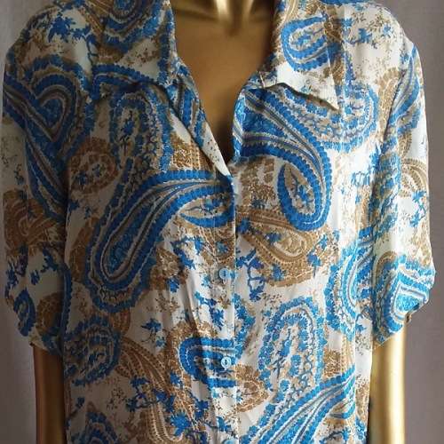 Blue and Beige Shirt size 24