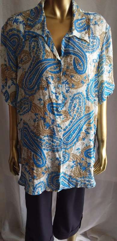 Blue and Beige Shirt size 24