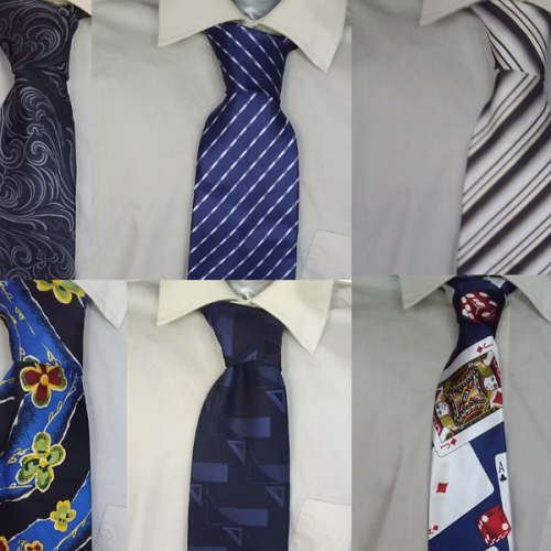 Mens Neck Ties x 6