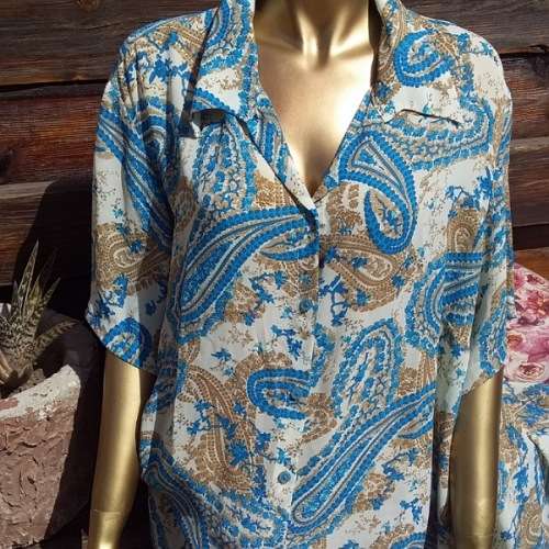 Blue and Beige Shirt size 24