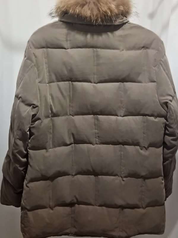 Khaki Puffer from Andrea Mare size 14