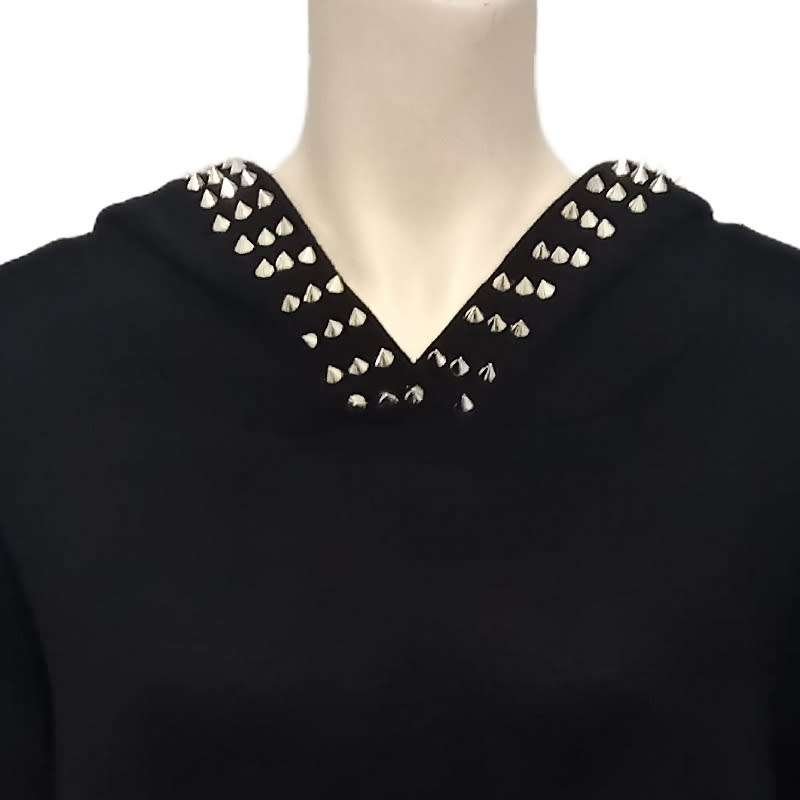 Zara Women's Pullover Hoodie with Studs Size XL