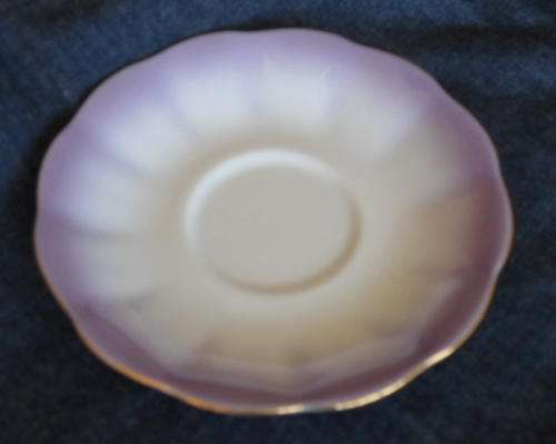 ROYAL ALBERT "PURPLE RAINBOW HARLEQUIN" TEA CUP SAUCER