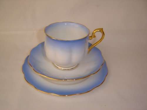 ROYAL ALBERT "RAINBOW" CHINA TRIO, MADE IN ENGLAND
