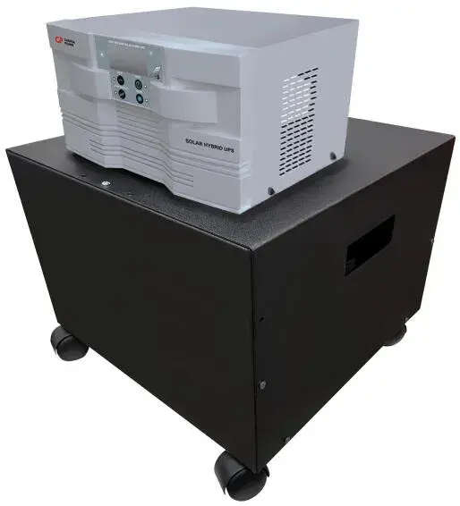 CHADHA POWER PURE SINE WAVE SOLAR HYBRID UPS / INVERTER INCLUDING TROLLEY AND 1 X BATTERY