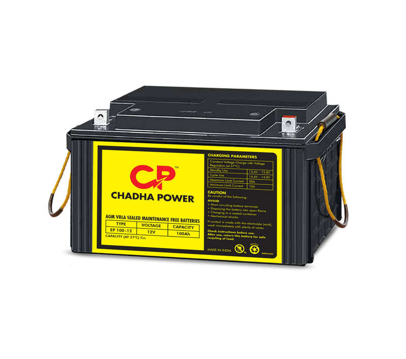 CHADHA POWER PURE SINE WAVE SOLAR HYBRID UPS / INVERTER INCLUDING TROLLEY AND 1 X BATTERY