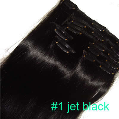 Human hair extension - 100% -20 inch, 70g, jet black