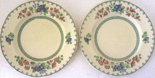 2 VINTAGE COLLECTABLE COPELAND SPODE "ROYAL JASMINE" CAKE PLATES (BID = PER PLATE, TO TAKE BOTH!)