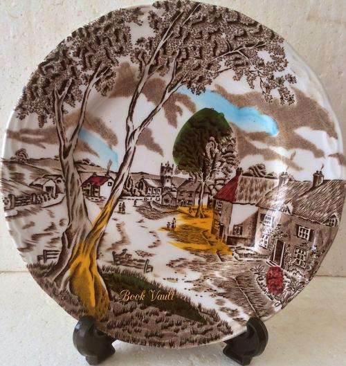 Gorgeous Collectable "Sunday Morning" W.H. Grindley Staffordshire England side plate