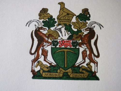 RHODESIAN DEFENCE FORCES OFFICERS COMMISSION, NAMED WITH RHODESIAN SEAL - 1979 - UNCOMMON