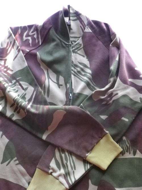 RHODESIAN ARMY FULL 2 PIECE CAMO TRACKSUIT MADE BY SPRINTER  - UDI PERIOD - UNCOMMON
