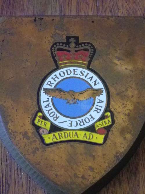 3891-ROYAL RHODESIAN AIR FORCE PLAQUE