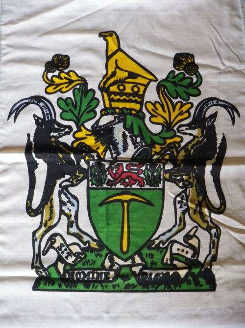 RHODESIAN- UDI ORIGINAL FLAG - GOOD CONDITION MADE BY WILLIAM SMITH & GOUROCK (X1827)