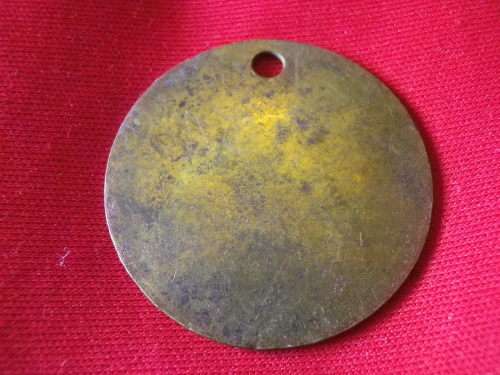 BRITISH SOUTH AFRICA COMPANY. - BSACo -  HUT TAX TOKEN  FOR MALE 1909/10 - AREA "A"  -   (4539)
