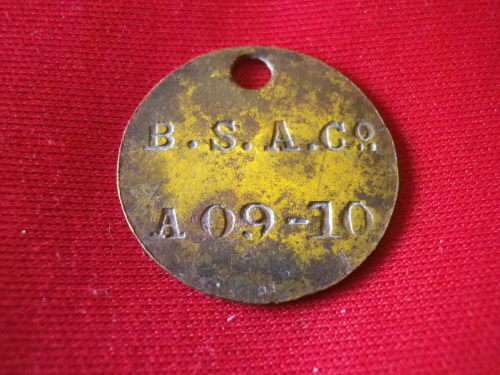BRITISH SOUTH AFRICA COMPANY. - BSACo -  HUT TAX TOKEN  FOR FEMALE 1909/10 - AREA "A"  -   (4540)