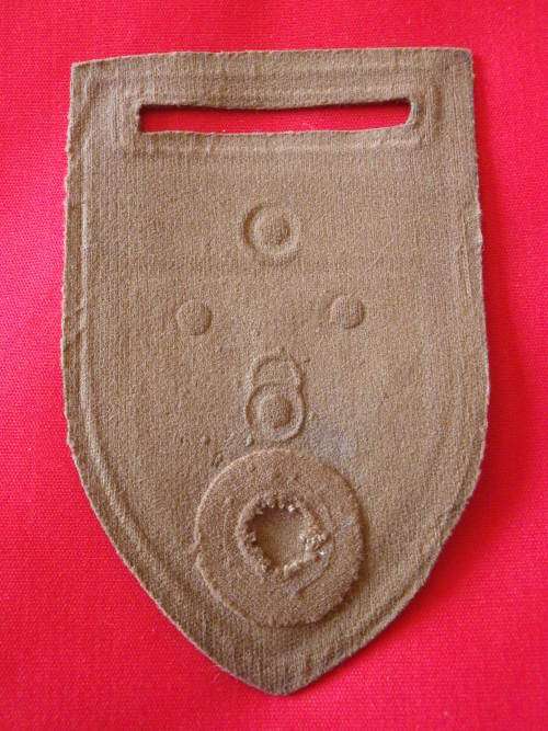 SADF - 61 MECHANISED BRIGADE + ARMY BATTLE SCHOOL COMMAND BAR LH TUPPER FLASH - NO PIN  (70)