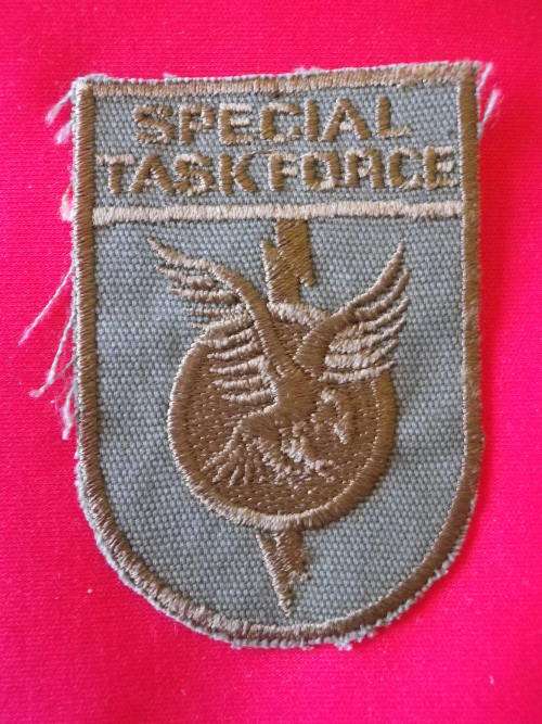 SAP - SPECIAL TASK FORCE - OBSOLETE RH PATCH (SUBDUED) - BORDER WAR PERIOD- DINNES 3476  (101)