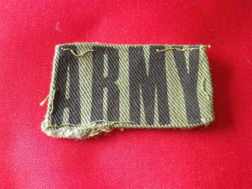 RHODESIAN ARMY - 2ND PATTERN BREAST PATCH   (4742)