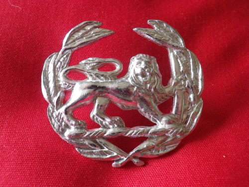 RHODESIAN ARMY - WO2 SILVER ANODISED WRIST BADGE AS USED BY SOME REGTS. UDI PERIOD -   (4746)