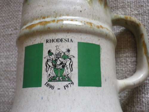 RHODESIA  -  COMMEMORATIVE BEER MUG. 1979        (4848)