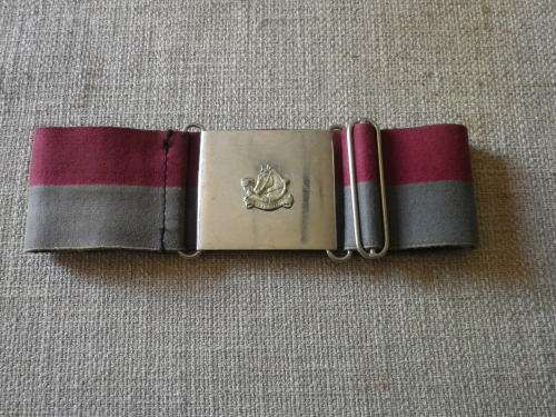 RHODESIA - GREY'S SCOUTS STABLE BELT - RARE - INSCRIBED - MAX LENGTH 97 CM/ 38.25"  (4995)