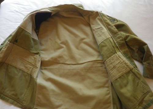 RHODESIA - BSAP PATU BUSH JACKET - LATER DYED FOR SUBDUED EFFECT -   SEE INFO BELOW  (5273)