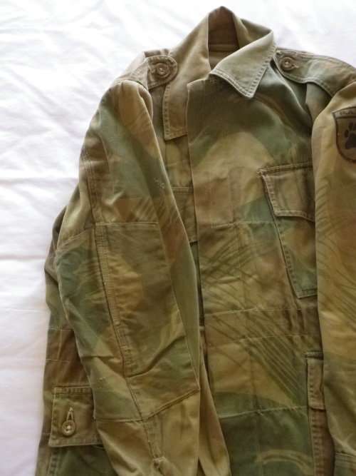 RHODESIA - BSAP PATU BUSH JACKET - LATER DYED FOR SUBDUED EFFECT -   SEE INFO BELOW  (5273)