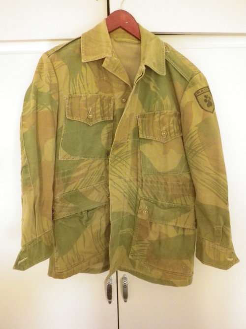 RHODESIA - BSAP PATU BUSH JACKET - LATER DYED FOR SUBDUED EFFECT -   SEE INFO BELOW  (5273)
