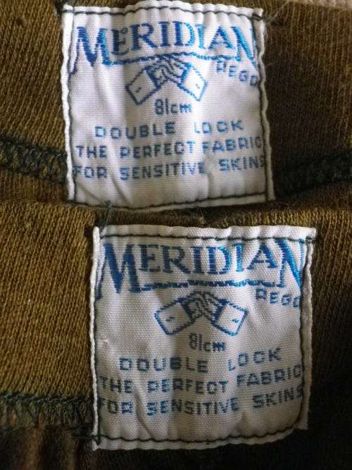 RHODESIAN ARMY ISSUE PAIR UNDERPANTS ! SIZE 81 CM - MADE BY MERIDIAN - AS NEW  (5344)