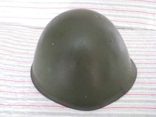 USSR - SOVIET RUSSIA SSH-68 HELMET, AS USED BY MPLA IN BORDER WAR    (3550)