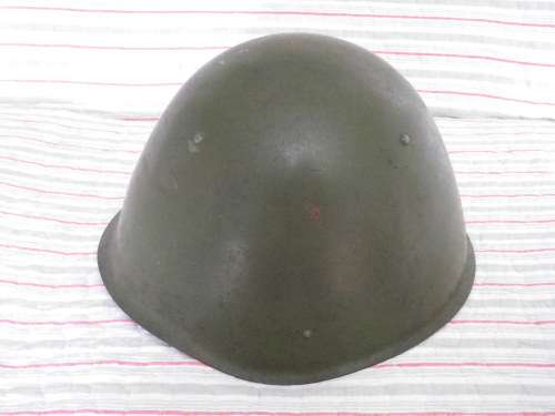 USSR - SOVIET RUSSIA SSH-68 HELMET, AS USED BY MPLA IN BORDER WAR    (3550)