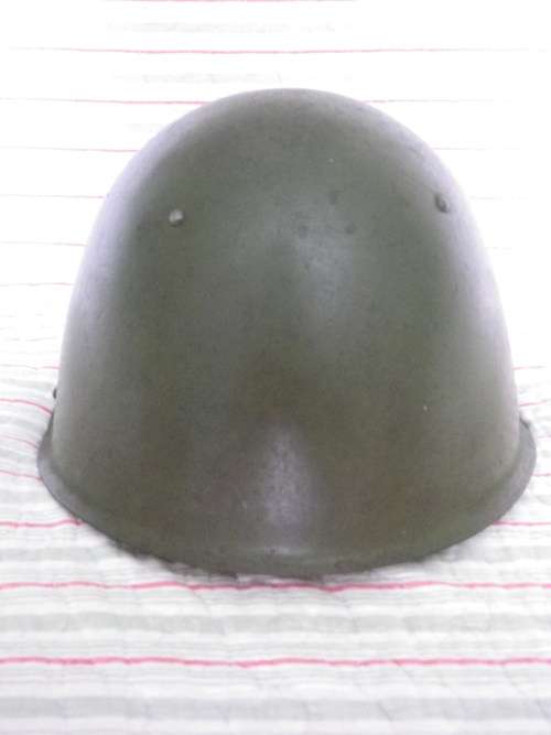 USSR - SOVIET RUSSIA SSH-68 HELMET, AS USED BY MPLA IN BORDER WAR    (3550)