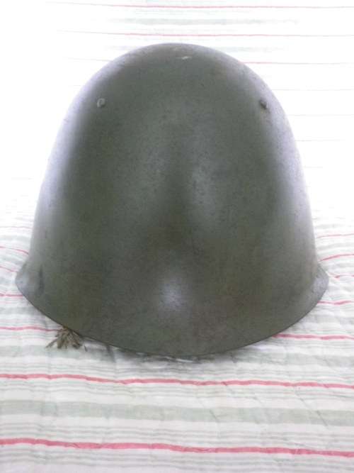 USSR - SOVIET RUSSIA SSH-68 HELMET, AS USED BY MPLA IN BORDER WAR    (3550)