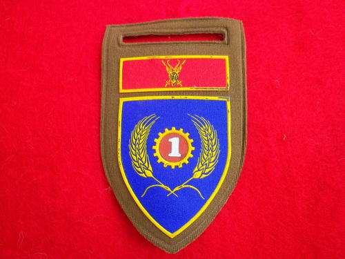 SOUTH AFRICA - SA ARMY/SADF - SLIP ON SHOULDER FLASH, FOR FIELD DRESS - BORDER WAR PERIOD