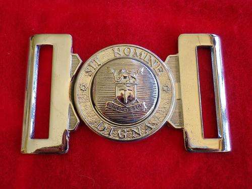 RHODESIA - ARMY CROME BELT BUCKLE.