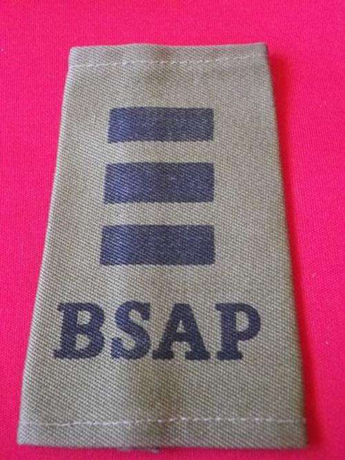 RHODESIA - BSAP SECTION OFFICER EPAULETTE- UDI PERIOD