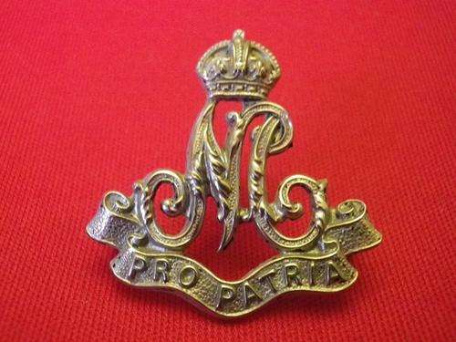 SOUTH AFRICA - NATAL CARBINEERS WM KC COLLAR BADGE 1903-1935